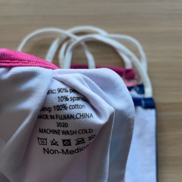 NEW Daisy, Tropical and Watercolour Masks Set of 5 - Picture 3 of 3